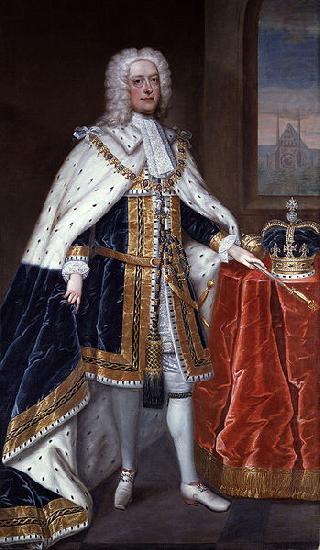 Portrait of King George II, unknow artist